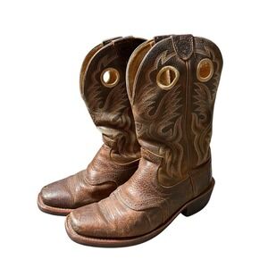 Ariat Heritage Roughstock Western Men's Boot Size 8 EE‎ Cowboy Boot Distressed